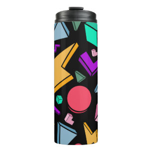 80s Aesthetic Vintage Retro Thermal Tumbler