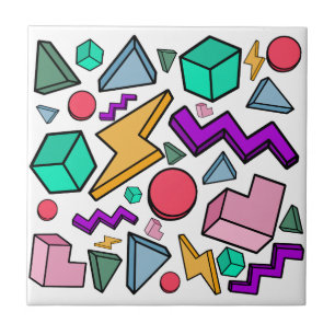 80s Aesthetic Vintage Retro Tile