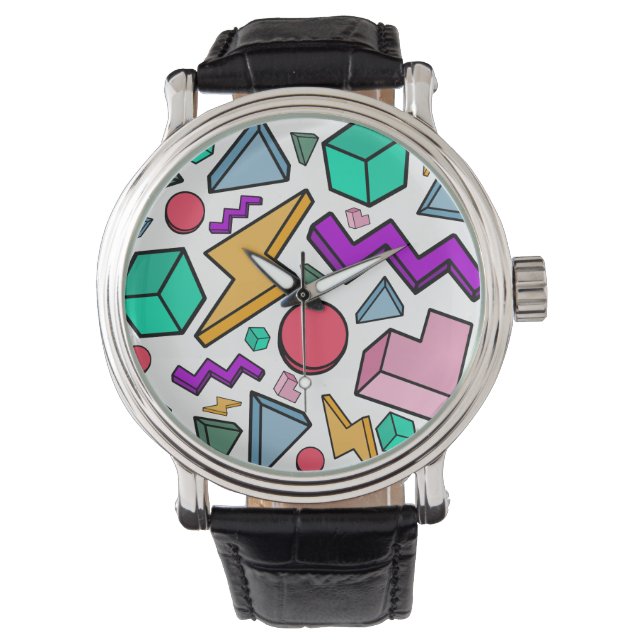 80s Aesthetic Vintage Retro Watch (Front)