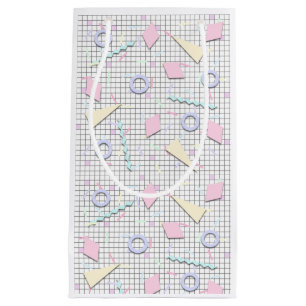 80s Candy Pastel Geo Print Gift Bag