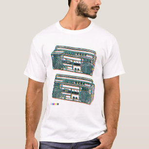 80S Cassette Tape Player / Ghetto Blaster T-Shirt