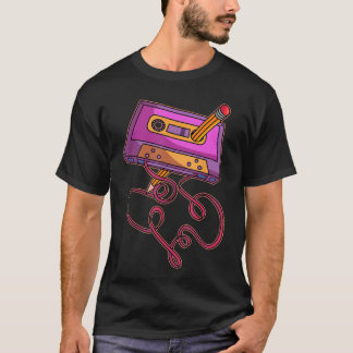 80s Cassetteape Pencil 1980s Retro Vintagehrowback T-Shirt