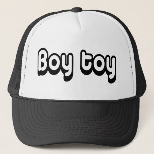 80's catch phase boy toy on a hat