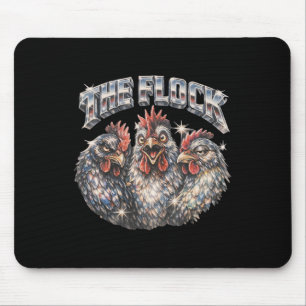 80s Ckyard Chicken Lover Heavy-metal Rock Music Vi Mouse Pad