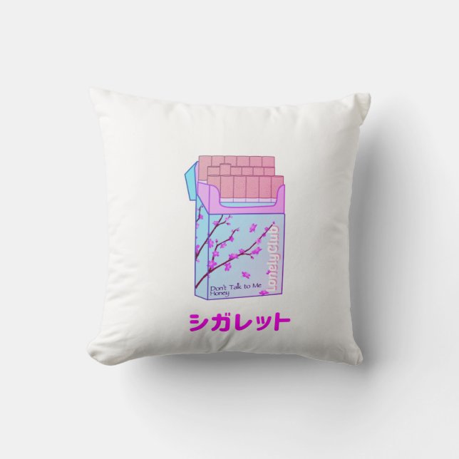 80's Design Throw Pillow (Front)