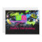 80's Eighties Neon Paint Glow Party Invitation