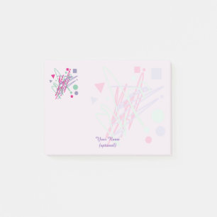 80s eighties vintage colours splash medley art post-it notes