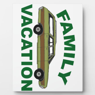 80s Family Vacation Plaque