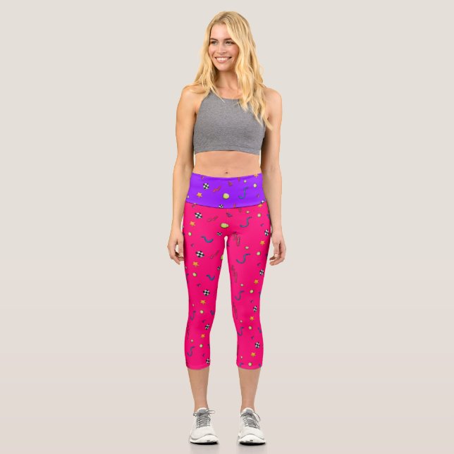 80s fous - Leggings Motifs (Recto)