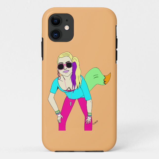 80s foxy girl  Case-Mate iPhone case (Back)