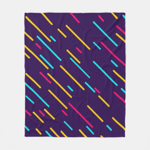 80s Geometric Art Pattern Geometric Photography Ge Fleece Blanket