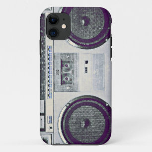 80's ghetto blaster iPhone 11 case