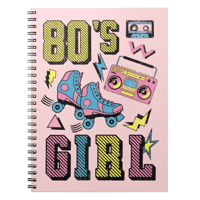 80's Girl Notebook (Front)