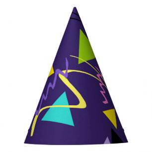 80s Groovy Neon Vibes #1 #decor #art Party Hat
