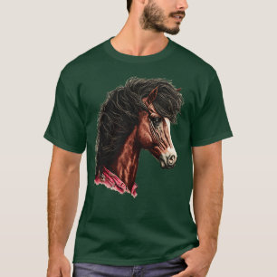 80s Horse With Mullet T-Shirt