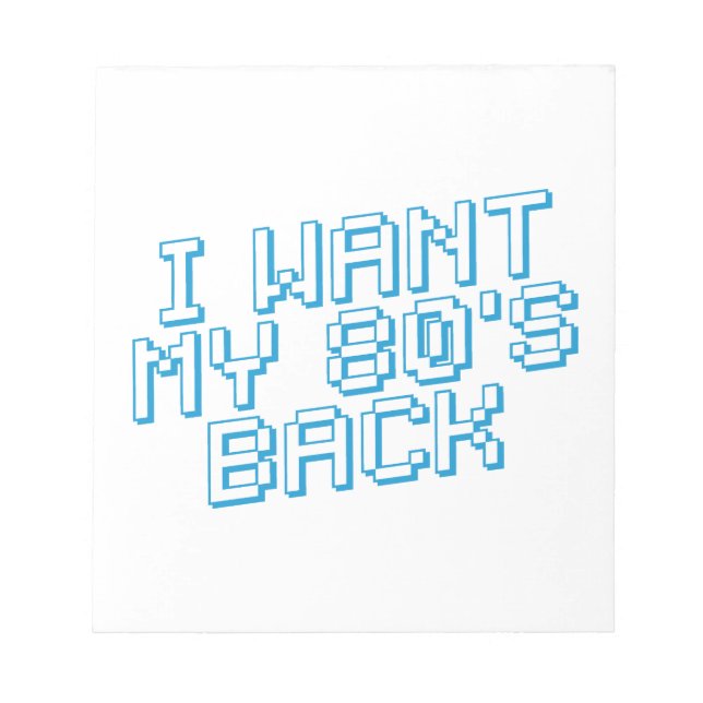 80s Lover Notepad (Front)