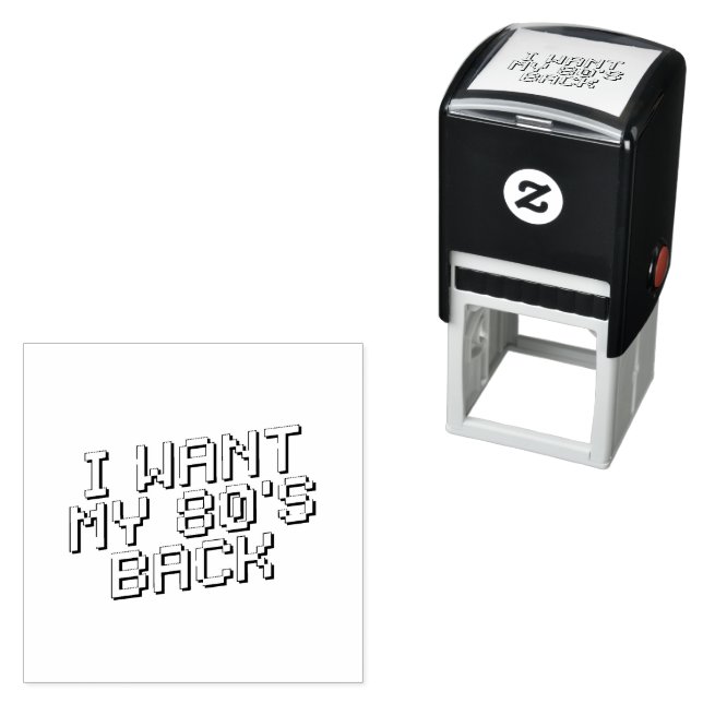 80s Lover Self-inking Stamp (In Situ)