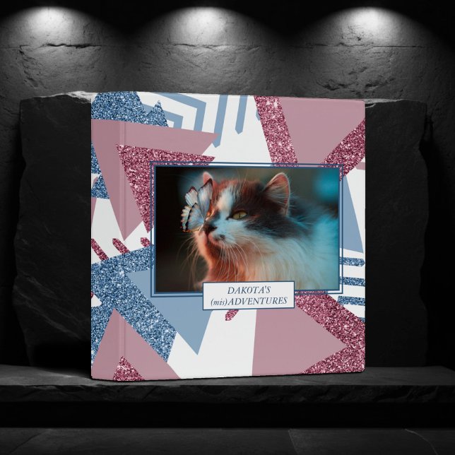 80s Lunar Abstract | Coastal Memphis Pet Album Binder (Creator Uploaded)