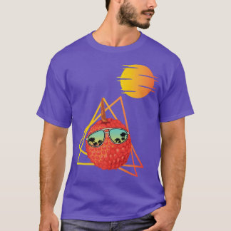 80s Lychee Retro Apparel Litchi Chinensis Fruit Lo T-Shirt