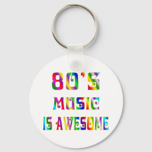 80s Music Keychain