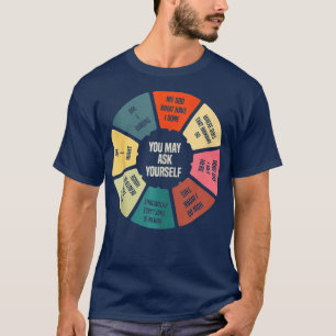 80s Music Retro Lyrics Pie Chart You May Ask Yours T-Shirt