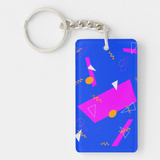 80s Neon Retro Porte - clé