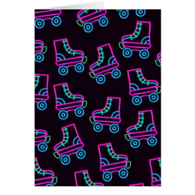 80s Neon Roller-skates (Front)