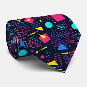 80s neon tie