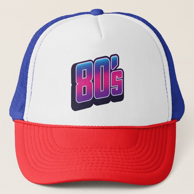 80's Neon Trucker Hat (Front)