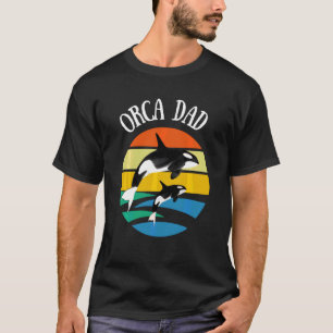 80s Orca Dad Retro Vintage Sunset Swea T-Shirt