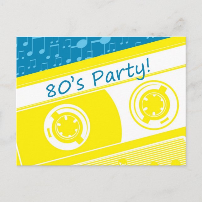 80s Party Postcard (Front)