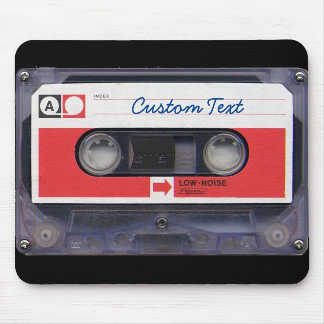 80s Pop Culture Personalized Cassette Tape Mouse Pad (Front)