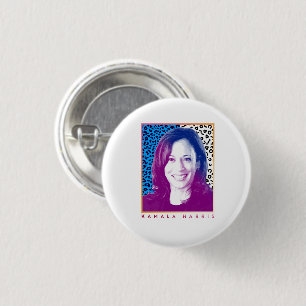 80s Poster - Kamala Harris 1 Inch Round Button