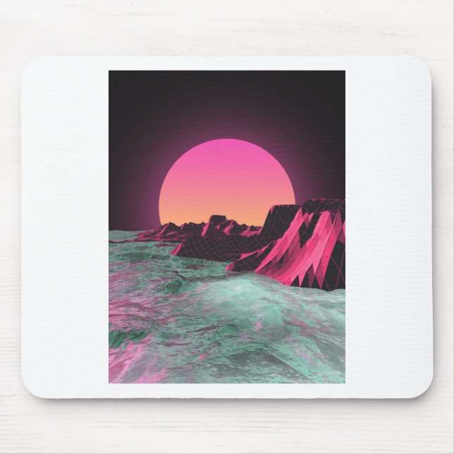 80's R I S E R Mouse Pad (Front)