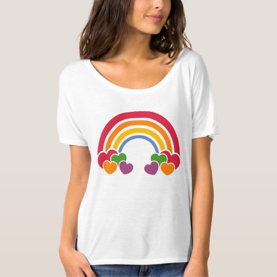 80's Rainbow 'n Hearts T-Shirt