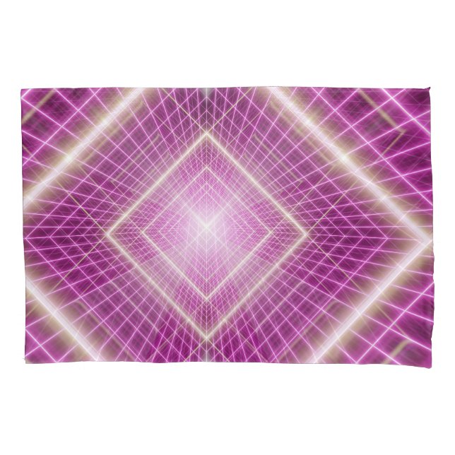 80s Retro: 3D Sci-Fi Background. Pillowcase (Front)