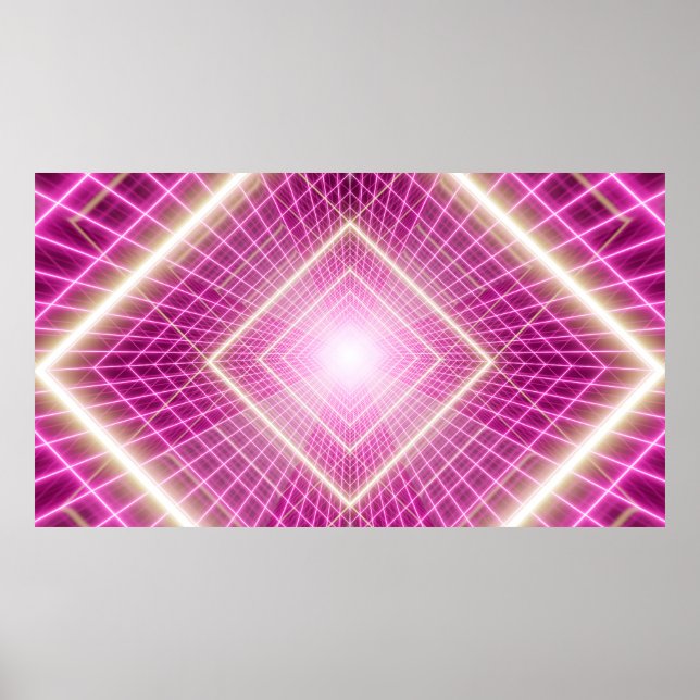 80s retro and sci fi pop art scene. poster (Front)