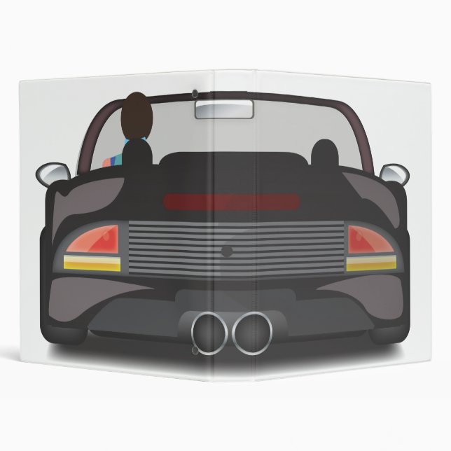 80s Retro Arcade Race Binder (Background)