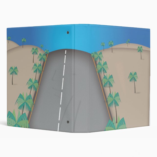 80s Retro Arcade Race Binder (Background)