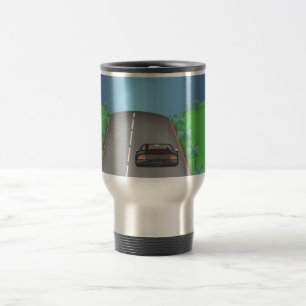 80s Retro Arcade Race Travel Mug