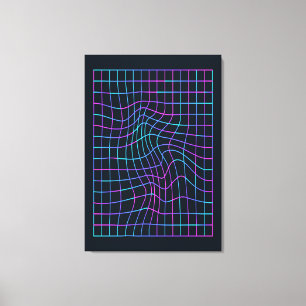 80s Retro Art  Canvas Print