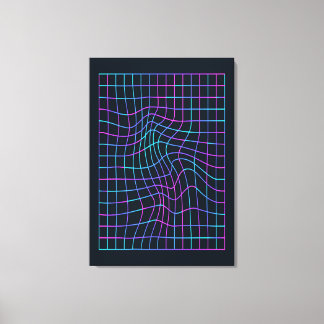 80s Retro Art Canvas Print