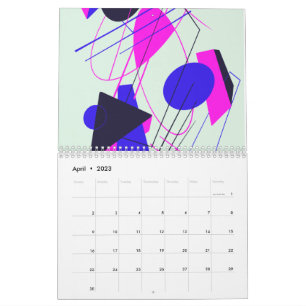 80s Retro Calendar 