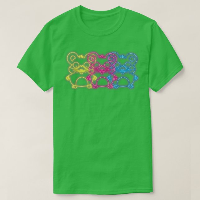 80s Retro Hamsters Gift Hamster  T-Shirt (Design Front)