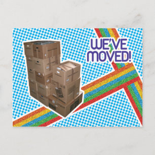 80s Retro Moving Faire-part