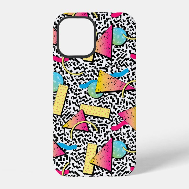 80s Retro New Wave Pattern iPhone / iPad case (Back)