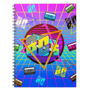 80's RETRO OLD SCHOOL CASSETTE TAPE Notebook