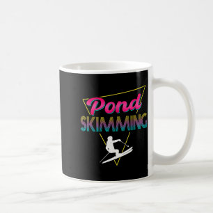 80s retro pond skimming apparel ski pond skimmer coffee mug