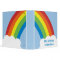 80's Retro Rainbow Avery Binder