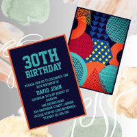 80s Retro Vibrant Pop 30th Birthday